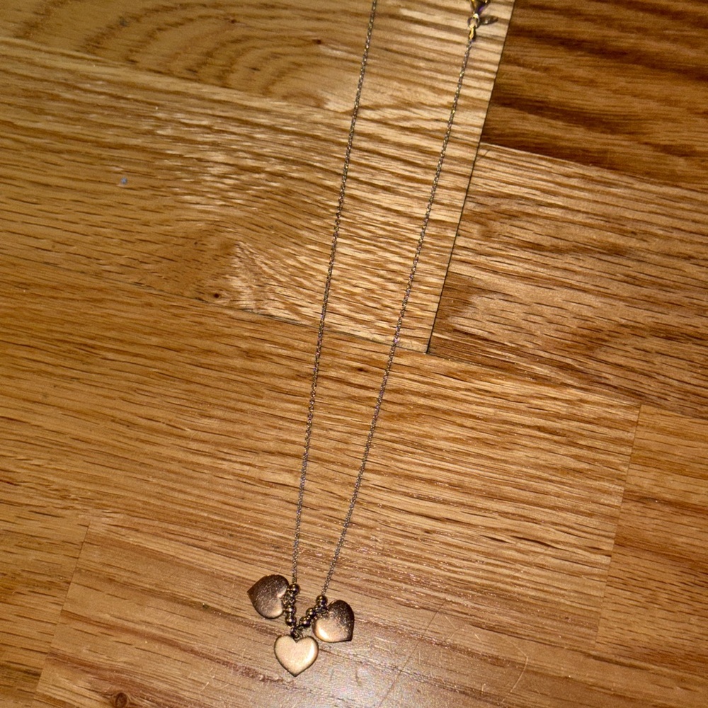 Rose Gold Heart Pendant Necklace
